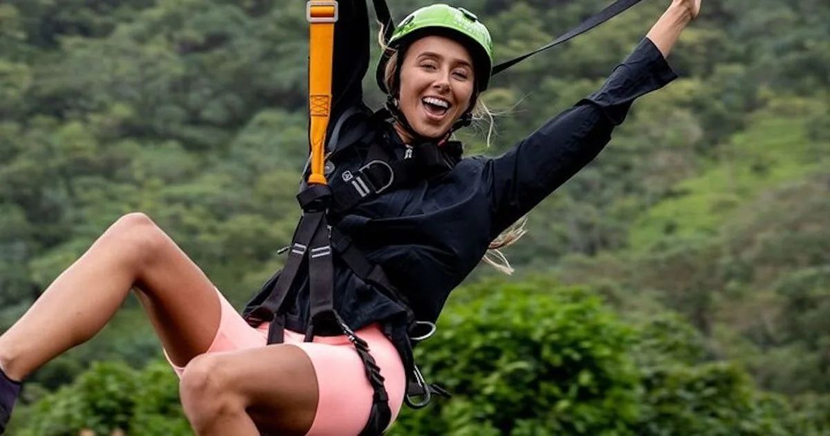 Zipline tour with suspension bridges and valley views